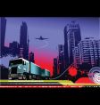 Grunge urban background vector image