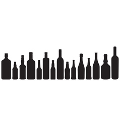 Bottles vector image