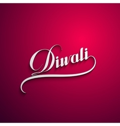 Diwali Holiday Diwali Holiday vector image