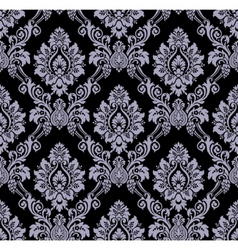 Seamless damask pattern vector image