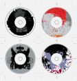 Cd template grunge designs Cd template grunge designs vector image
