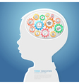 Education thinking conceptual vector image