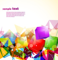 Abstract background design with space Royalty Free Vector