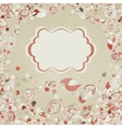 Vintage roses card vector image