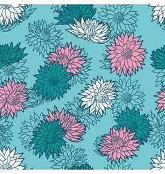 Seamless floral pattern vector image