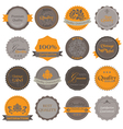 Collection of Premium Quality and Guarantee Labels Collection of Premium Quality and Guarantee Labels vector image