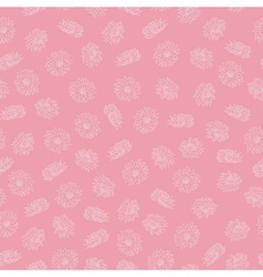 Seamless floral pattern vector image