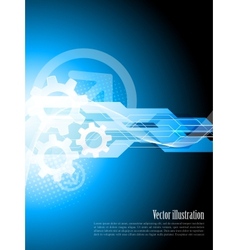 Abstract blue background vector image
