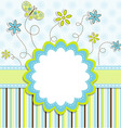 Greeting card design vector image
