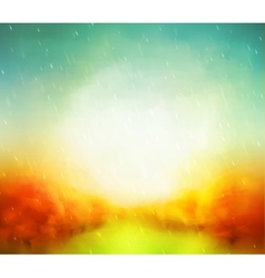 Autumn Watercolor vector image