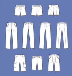 Pants vector image