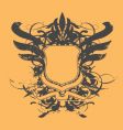 Heraldic shield vector image