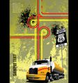 Poster background vector image