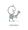 Mechanic vector image