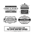 Wedding stamps version vector image
