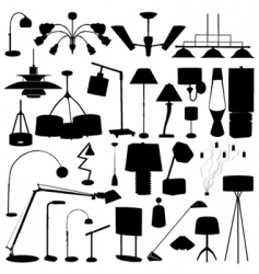 Modern lighting vector image