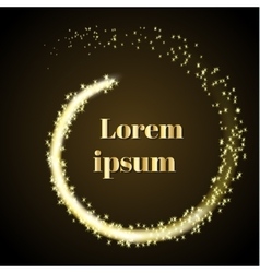 Gold glittering star Gold glittering star vector image