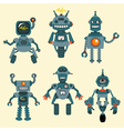 Cute little Robots Collection vector image