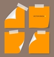 Collection of various papers vector image