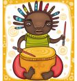 Ethnic boy vector image