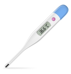 Electronic thermometer vector image
