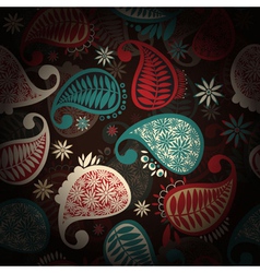 Paisley seamless pattern vector image