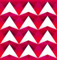 red triangle seamless pattern vector image