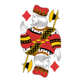 King of Diamonds vector image
