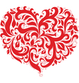 Red heart vector image