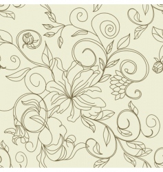 Retro seamless pattern vector image