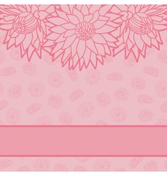 Template greeting card vector image