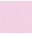 Pink vector rose seamless flow vector image