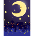 Night scene vector image