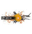 Grunge abstract illustration vector image