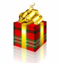 Christmas gift vector image