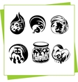Eco Design Elements and Icons vector image