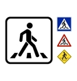 Pedestrian Symbol vector image