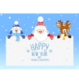 Christmas card vector image