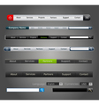 Elements web design vector image
