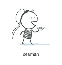 Seaman vector image