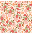Beauty floral pattern vector image