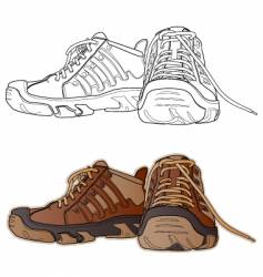 Sport shoes vector image