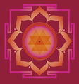 Spring yantra for health and wellbeing vector image