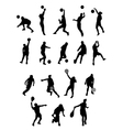 Silhouette sport vector image