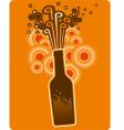 Bottle circles vector image