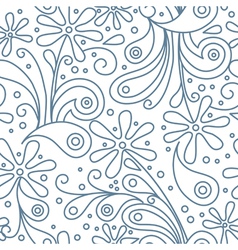 Floral seamless pattern vector image