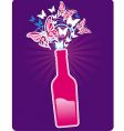Bottle spring vector image