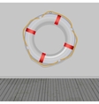 Life Buoy boards Background ropes vector image
