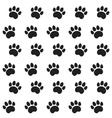 Traces of Cat Textile Pattern vector image