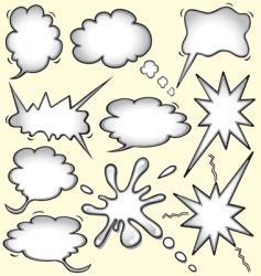Comic book bomb vector image